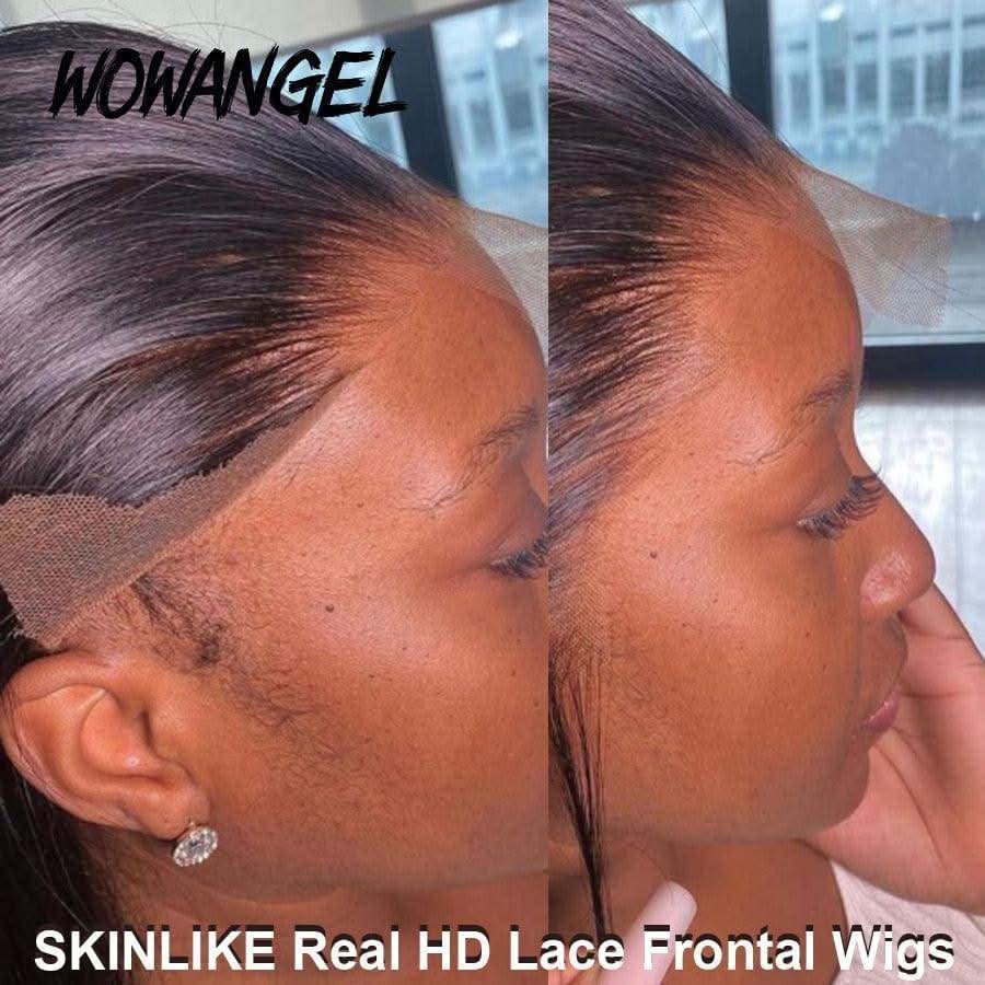 WOWANGEL 250% Density 13X6 HD Lace Front Wigs Straight HD Lace Closure Wig - Image 3