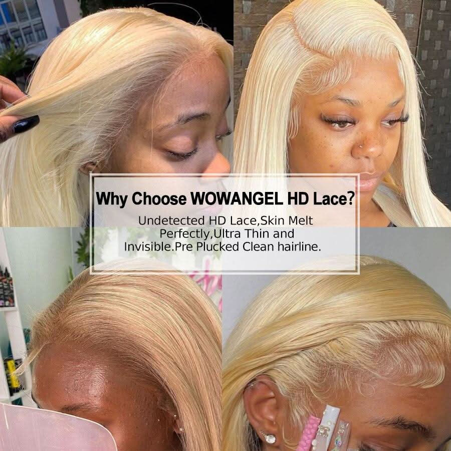 Upgrade 2.0 | 613 Blonde 13x4 Full Frontal Wigs Body Wave Glueless 5x5 Lace Closure Wig - Image 7
