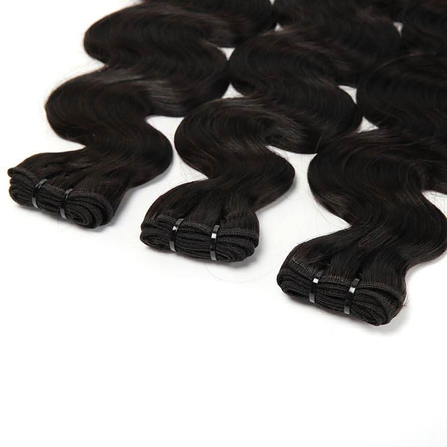 UK Shipping | 100% Human Raw Hair Bundles Premium Raw Hair Weaves Straight/ Body Wave - Image 5