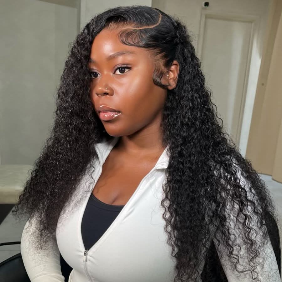 UK Shipping | 13X6 HD Lace Full Frontal Wig Curly Wig 250% Density - Image 2