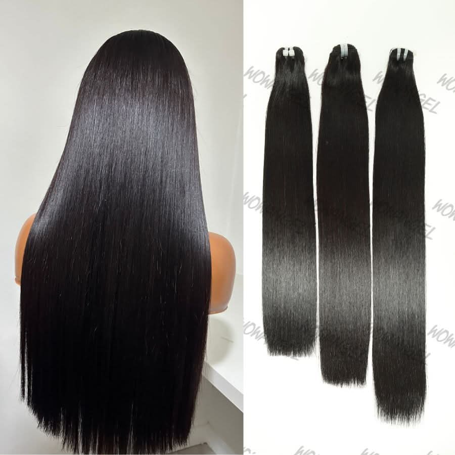 UK Shipping |16A Super Double Drawn Bundle Vietnamese Bone Straight Bundles 100% Human Hair