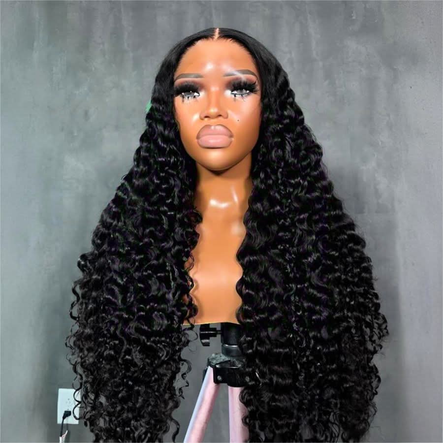UK Shipping | 250% Density Burmese Curl 13x6 Skinlike Real HD Lace Front Wig - Image 2