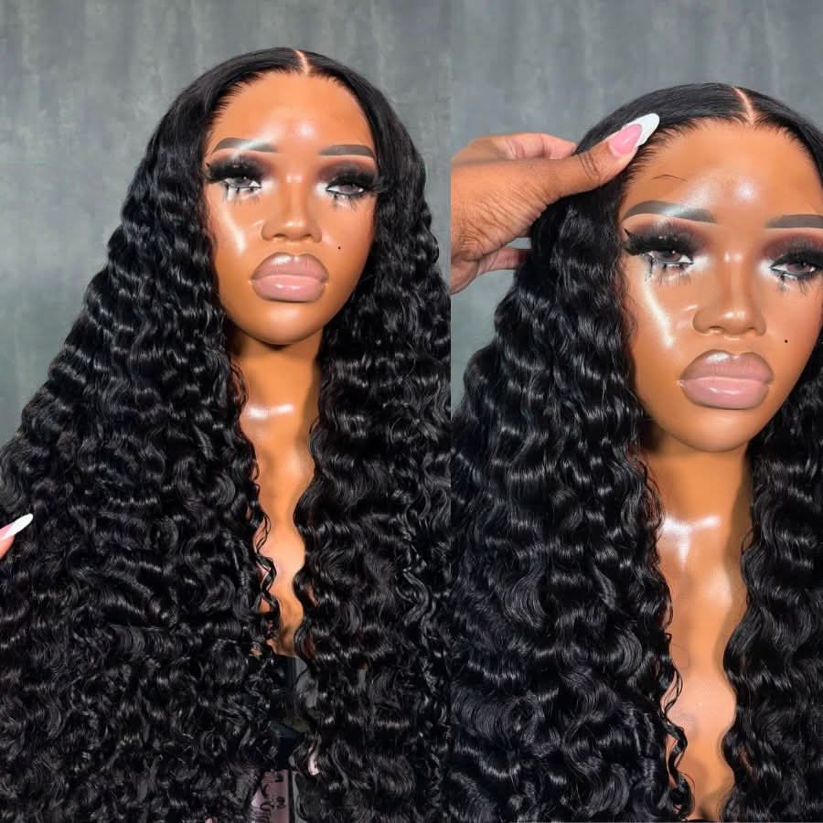 UK Shipping | 250% Density Burmese Curl 13x6 Skinlike Real HD Lace Front Wig - Image 3