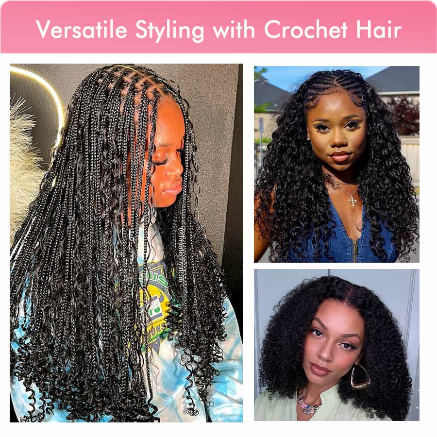 WOWANGEL Deep Curly Pre-Separated Feather Crochet Human Hair Extensions - Image 6