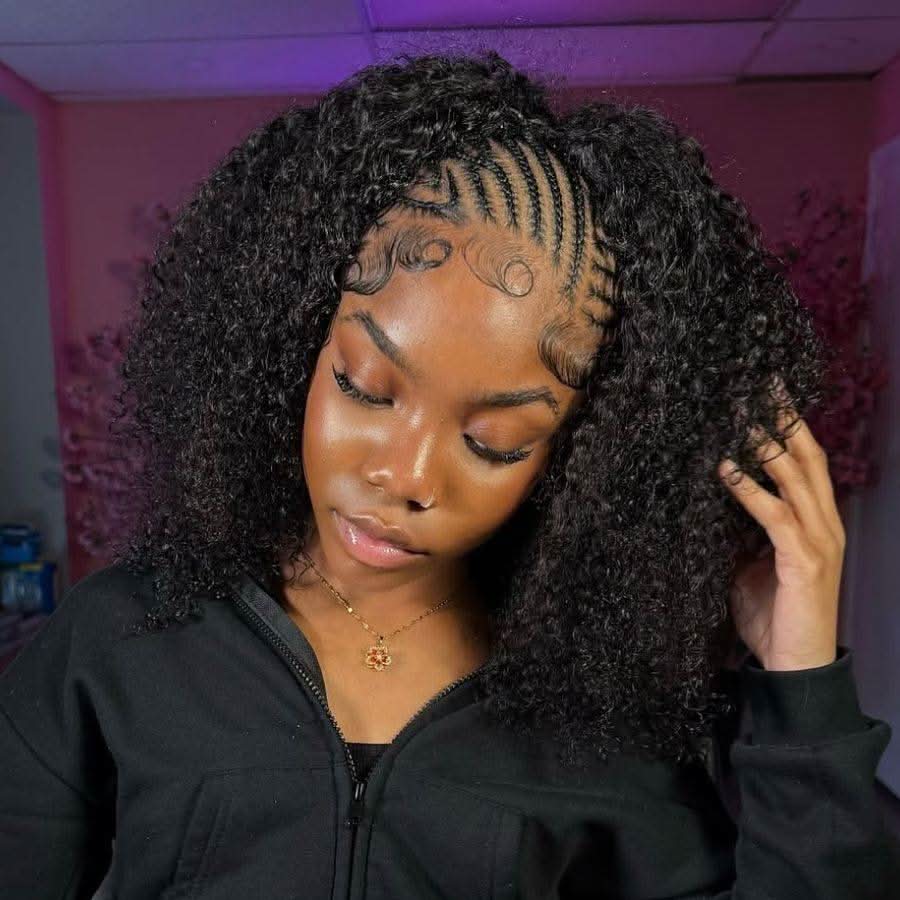UK Shipping | Half Wig Kinky Curly Seamless Flip Over Wigs Beginner Friendly - Image 4