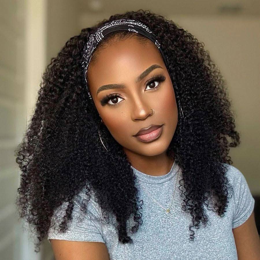 UK Shipping | Half Wig Kinky Curly Seamless Flip Over Wigs Beginner Friendly - Image 6