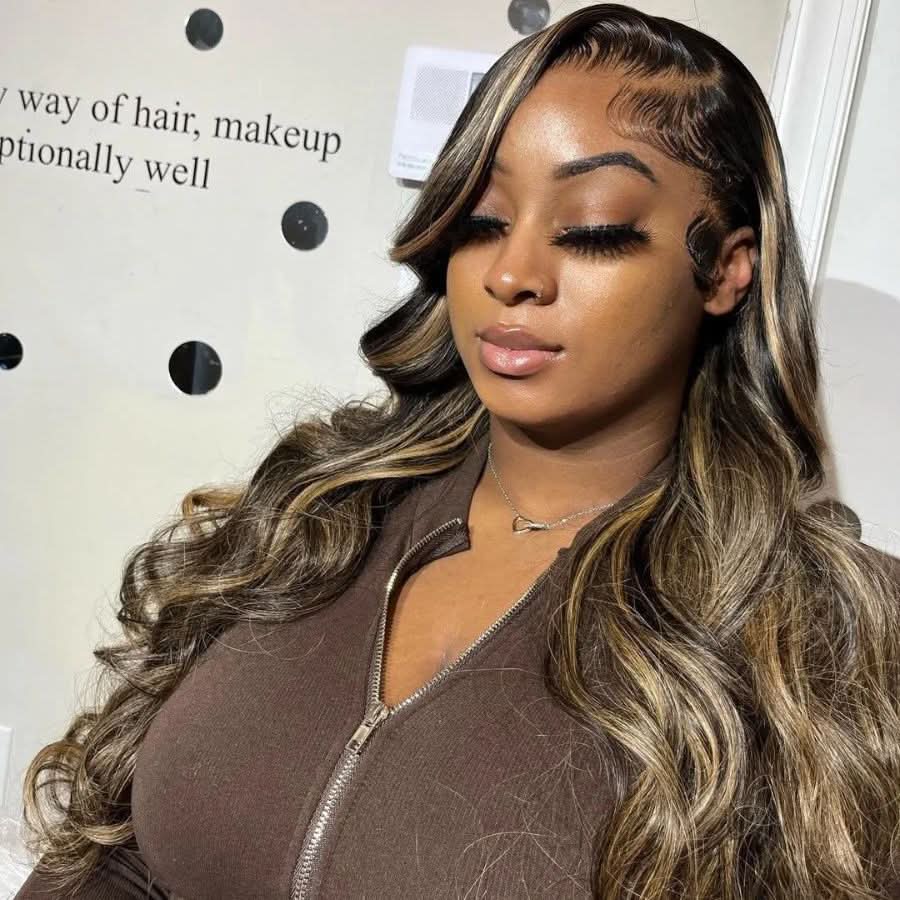 UK Shipping | Highlight Color 13x6 Skinlike Real HD Lace Front Wig 250% Density - Image 2