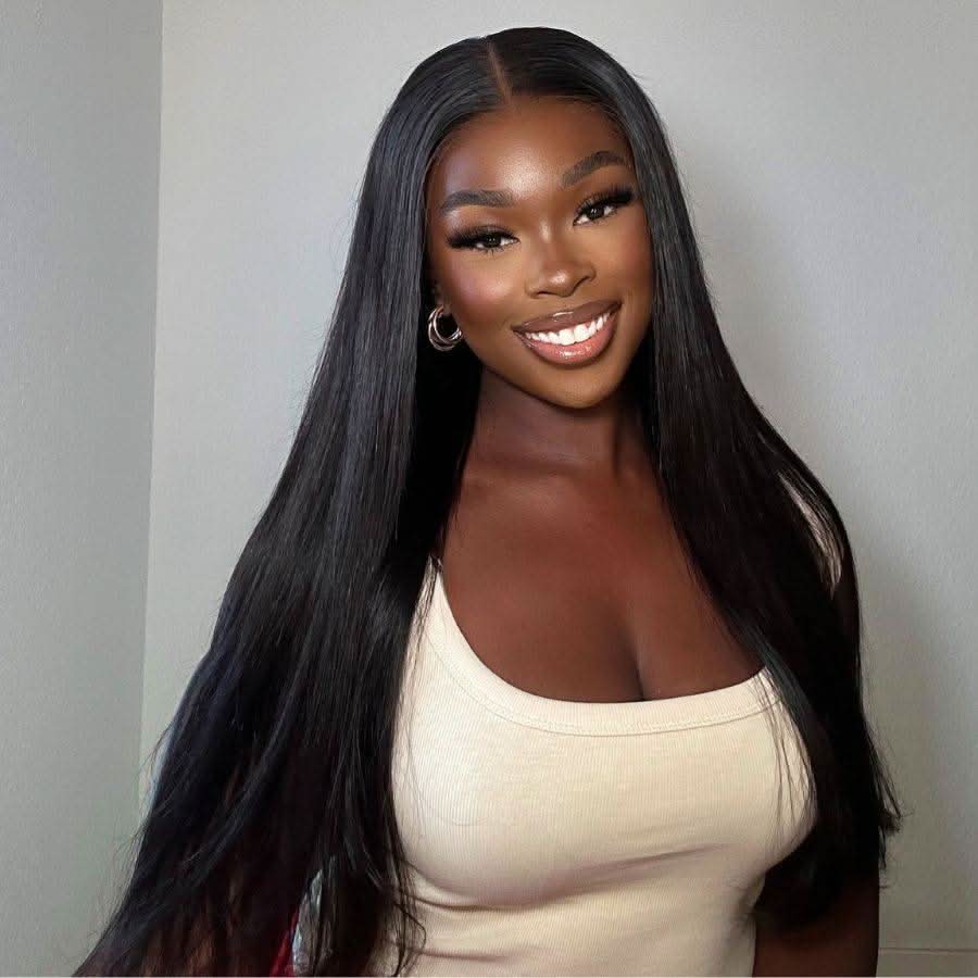 UK Shipping | Wear & Go 5x5 HD Lace Closure Wig Invisible Glueless Wig