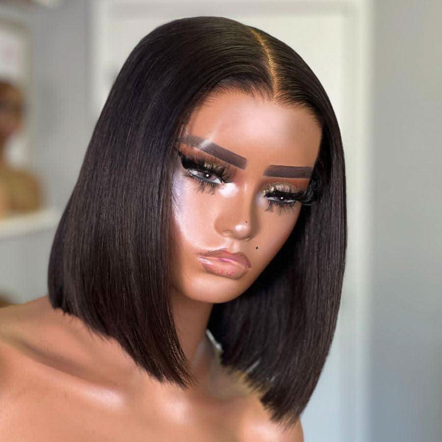WOWANGEL Wear to Go Glueless Bob Wig 5x5 Straight HD Lace Closure Wig - Image 3