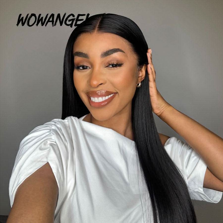 UK Shipping | WOWANGEL 13X6 Skinlike Real HD Lace Front Wigs Straight - Image 5
