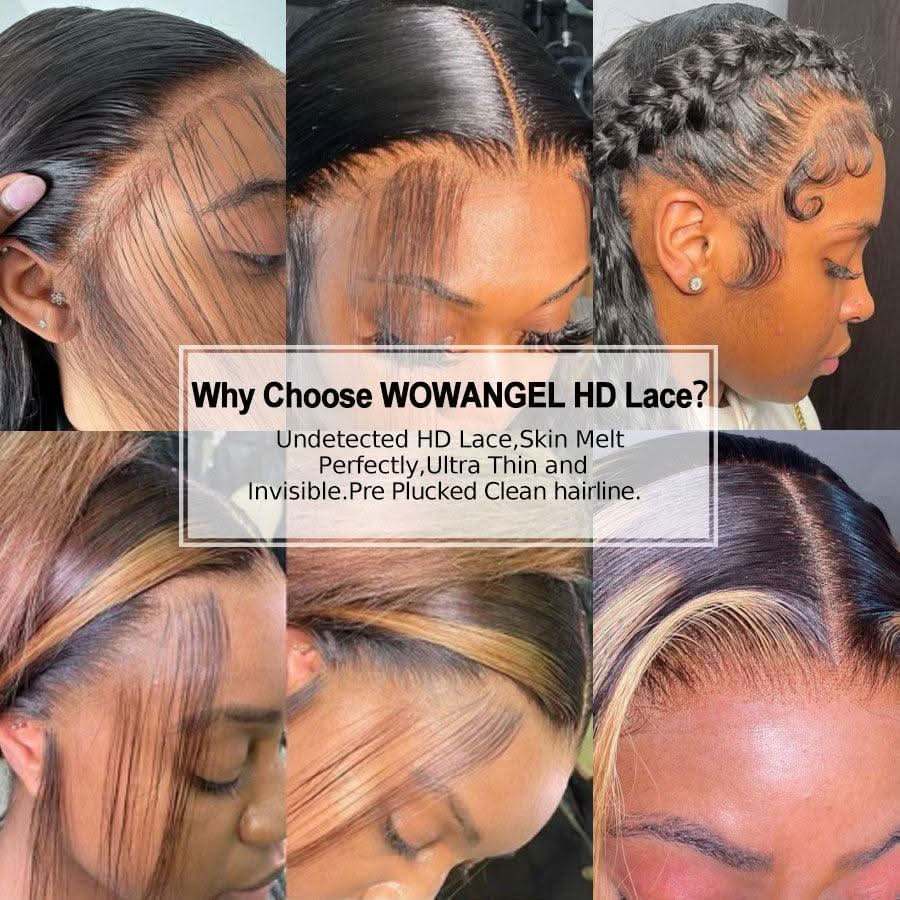 Upgrade 13X6 Full Frontal Skinlike Real HD Lace Wig Body Wave Pre Plucked Hairline - Image 8