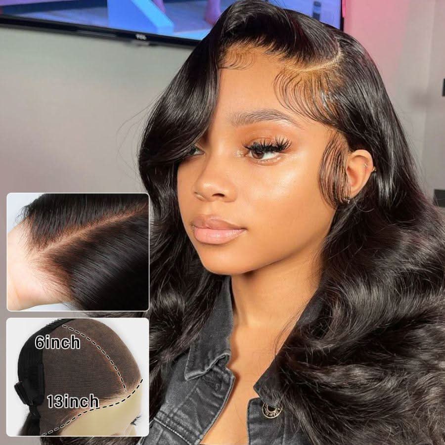 Upgrade Pre Everything 13X6 Lace Front Wigs Body Wave Wear & Go Pre Max Wig - Image 6