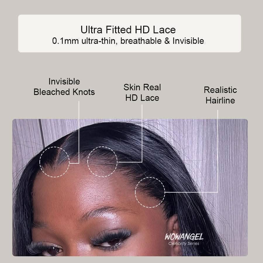 WOWANGEL 13X6 Skinlike Real HD Lace Front Wig Loose Deep Wave Glueless Wig - Image 5