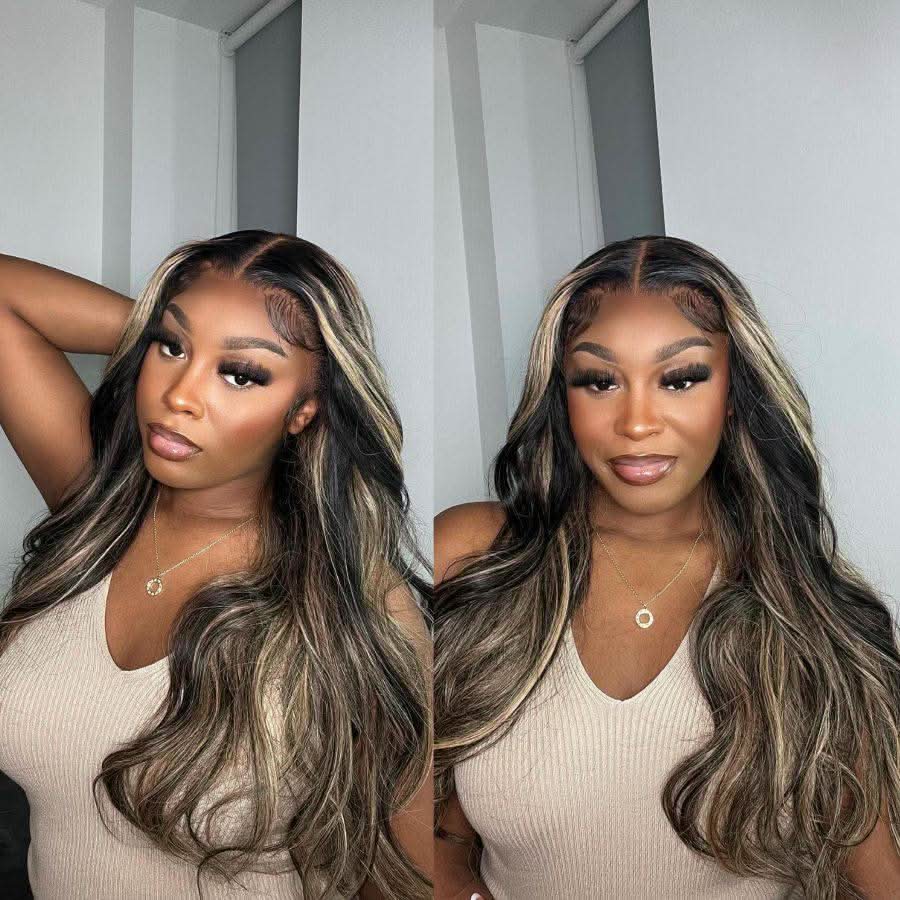 WOWANGEL 1B27 Highlight 13x6 Skinlike Real HD Lace Front Wig - Image 6