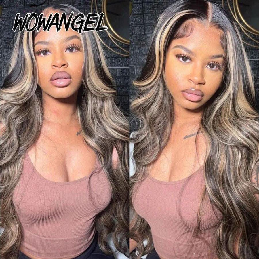 WOWANGEL 1B27 Highlight 13x6 Skinlike Real HD Lace Front Wig - Image 7