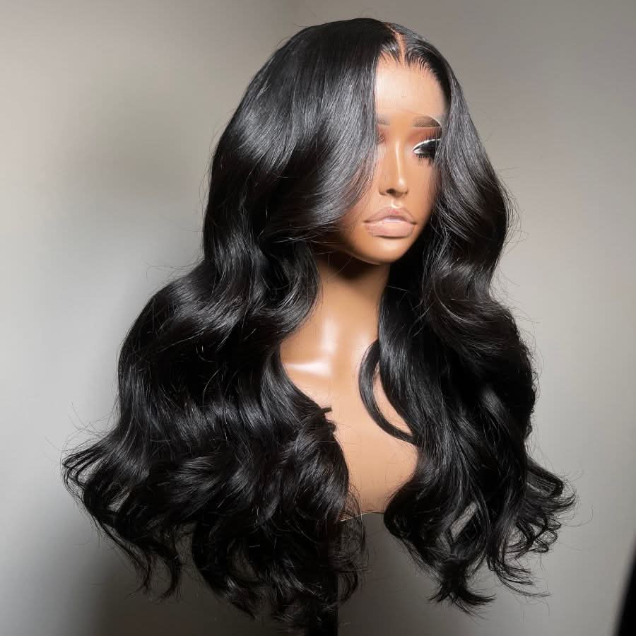 USA Shipping | Premium Raw Hair 13X6 HD Lace Full Frontal Wigs Body Wave 180% Density - Image 2