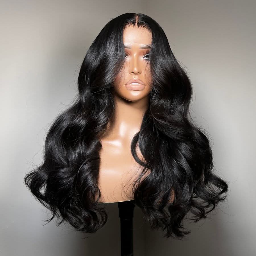 USA Shipping | Premium Raw Hair 13X6 HD Lace Full Frontal Wigs Body Wave 180% Density - Image 3