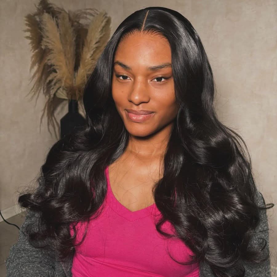 USA Shipping | Premium Raw Hair 13X6 HD Lace Full Frontal Wigs Body Wave 180% Density - Image 4