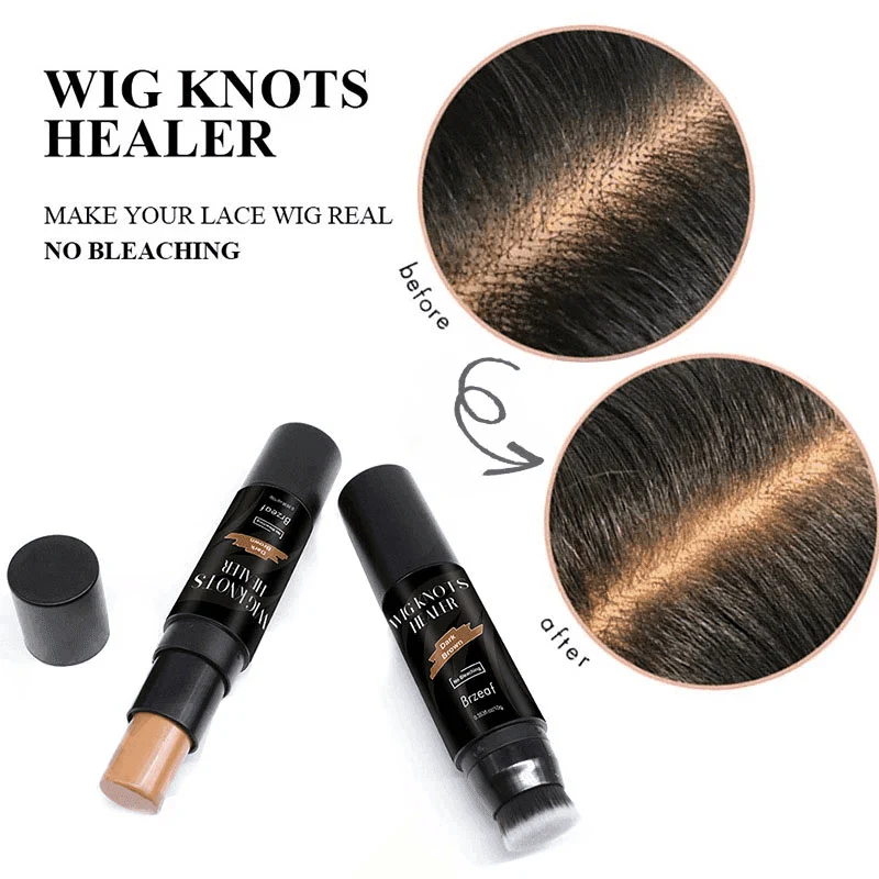WOWANGEL WIG KNOTS HEALER WITH BRUSH | NO BLEACHING NEEDED