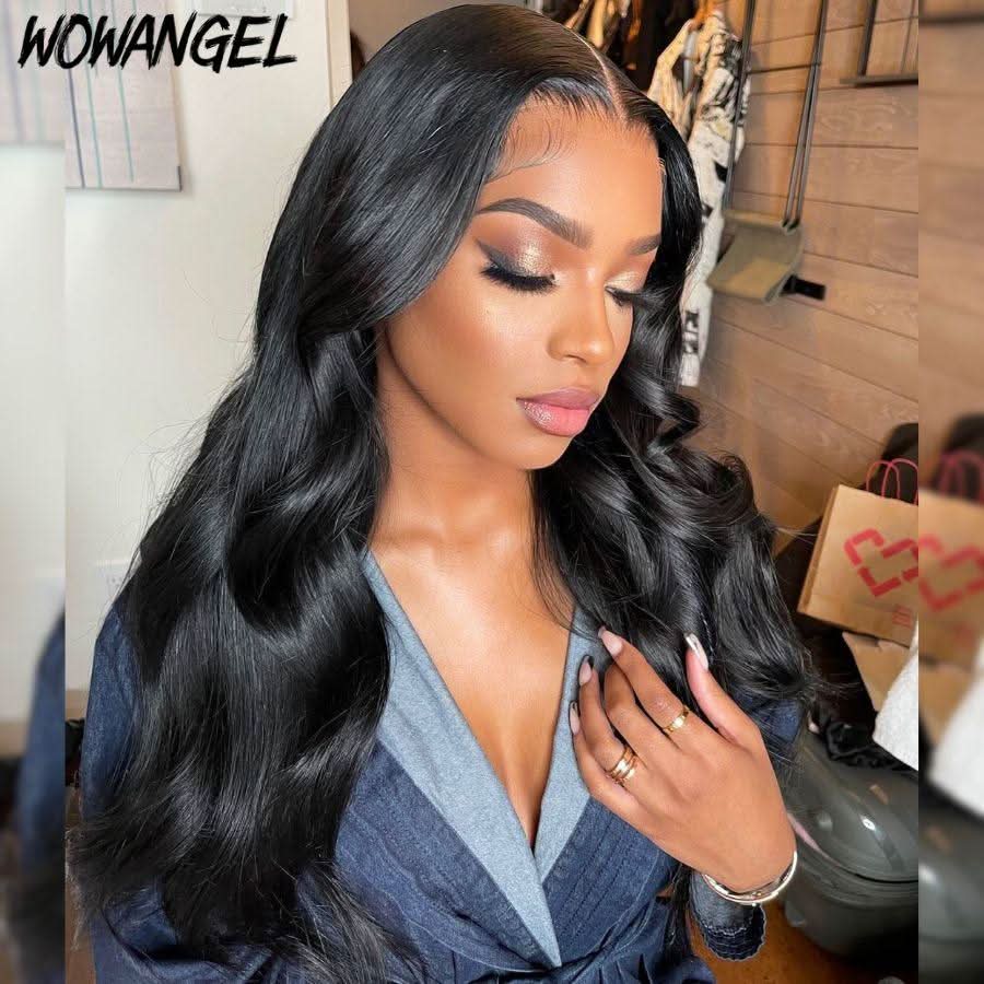 WOWANGEL 6x6 Skinlike Real HD Lace Closure Wig Body Wave Glueless Wig - Image 3