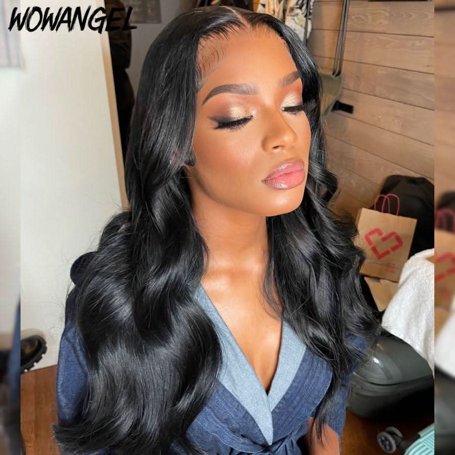 WOWANGEL 6x6 Skinlike Real HD Lace Closure Wig Body Wave Glueless Wig - Image 6