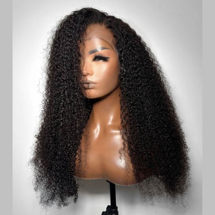 WOWANGEL 4C Texture Hair 13X6 Skinlike Real HD Lace Front Wig Kinky Curly - Image 2