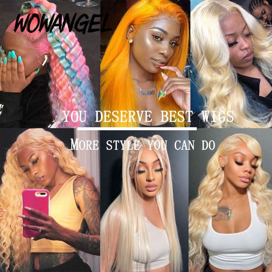WOWANGEL 613# Blonde Hair Bundle 1Pc Straight Body Wave 100% Human Hair Weaves - Image 5