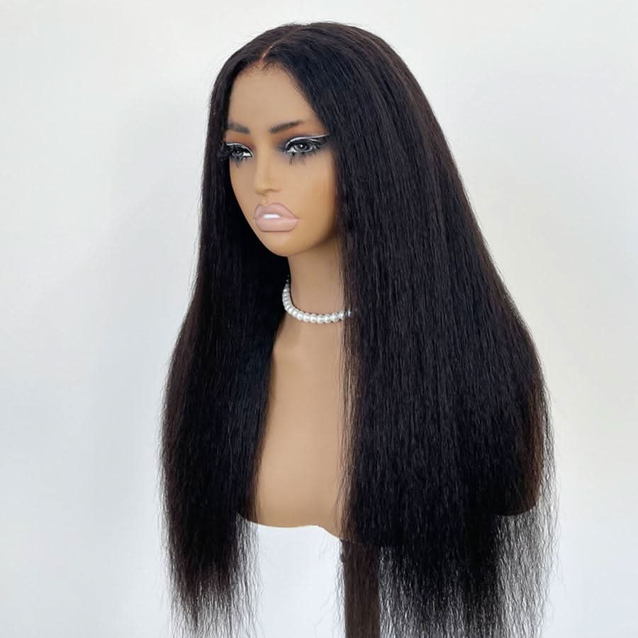 WOWANGEL 7X6 Drawstring Glueless Wigs Kinky Straight Wear to Go HD Lace Wigs - Image 2
