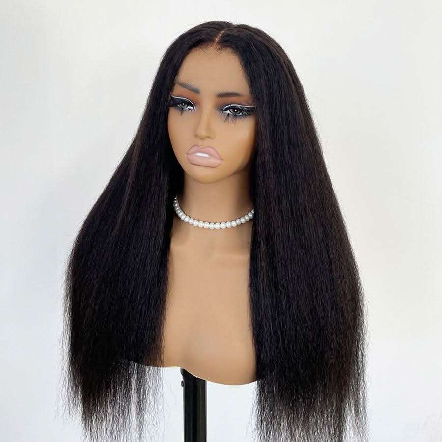 WOWANGEL 7X6 Drawstring Glueless Wigs Kinky Straight Wear to Go HD Lace Wigs - Image 4