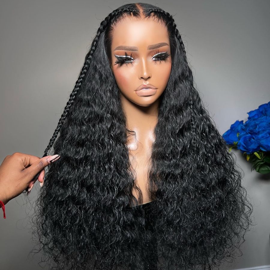 WOWANGEL 7X6 Drawstring Glueless Wigs Loose Deep Wave HD Lace Wigs - Image 2
