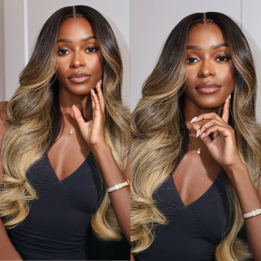 WOWANGEL Balayage Blonde Premium Raw Hair 13X6 HD Lace Frontal Wig - Image 2