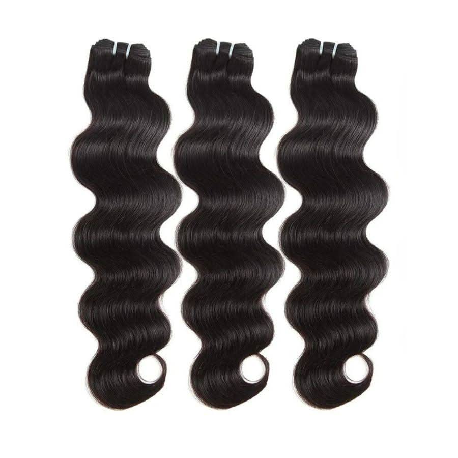 WOWANGEL Body Wave Raw Hair Bundles Deal 3pcs 100% Human Virgin Hair Weaves - Image 5