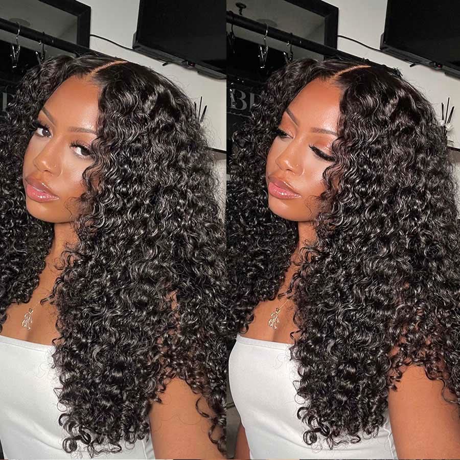WOWANGEL Burmese Curl 7X6 Drawstring Glueless Wigs Wear to Go HD Lace Wigs - Image 5