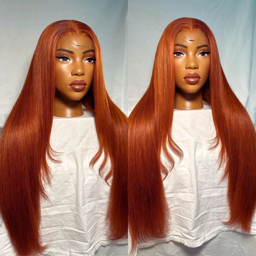 WOWANGEL Ginger Hair Pre Everything 13X6 Lace Front Wigs Pre Max Wig - Image 3