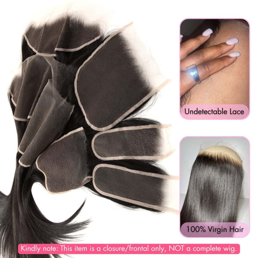 UK Shipping | Skinlike Real HD Lace Frontal 13x6 13x4 2x6 6x6 5x5 Lace Closure Pieces - Image 3