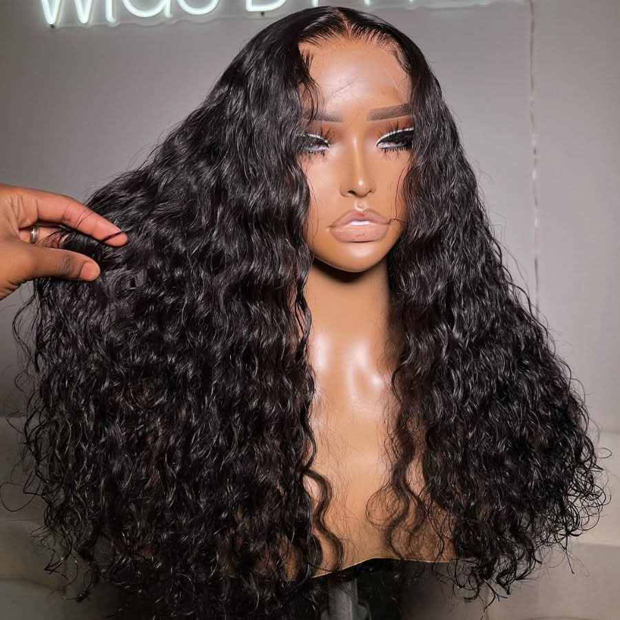 WOWANGEL Water Wave 13x6 Skinlike Real HD Lace Front Wig Glueless Clean Hairline - Image 4