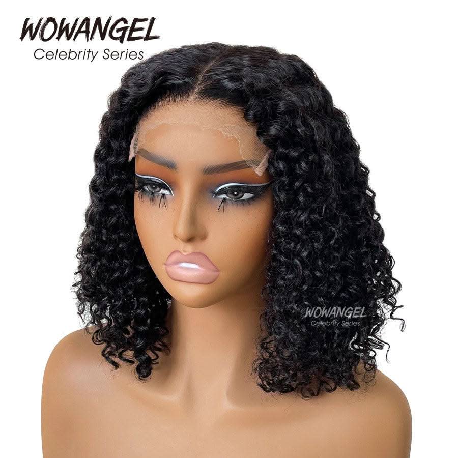 WOWANGEL Wear to Go 5x5 Skinlike Real HD Lace Closure Wig Curly Glueless BOB Wig - Image 3