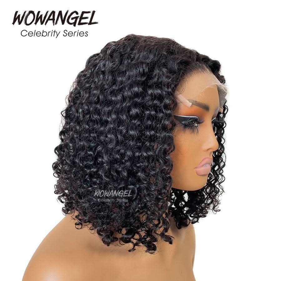 WOWANGEL Wear to Go 5x5 Skinlike Real HD Lace Closure Wig Curly Glueless BOB Wig - Image 5