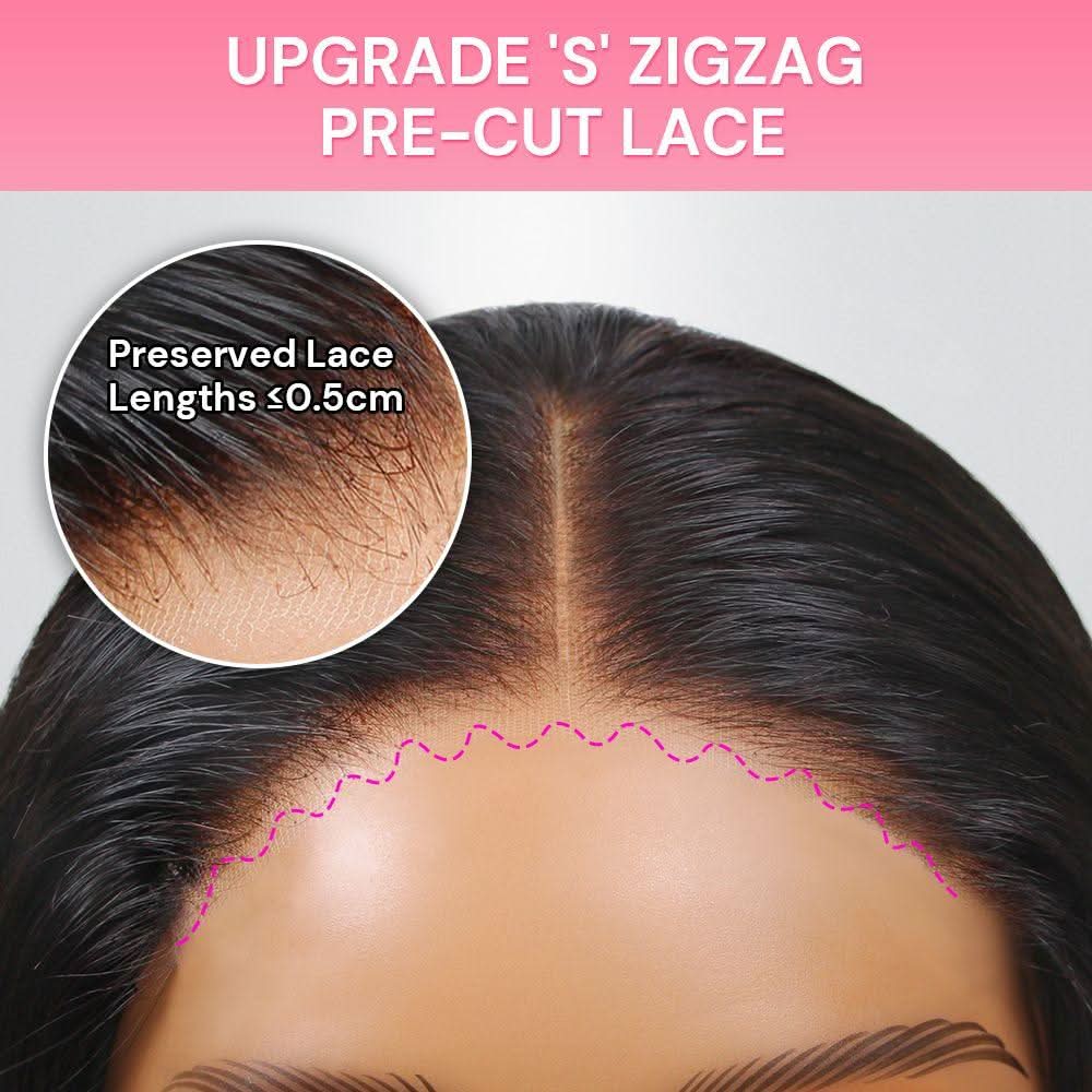 WOWANGEL Wear to Go Yaki Straight BOB 5x5 HD Lace Closure Wig 180% Density - Image 5